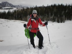 Snowshoeing