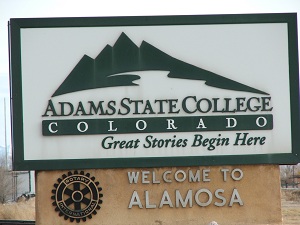 Adams-State-College-sign